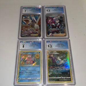 Lot of 11 Pokémon slabs